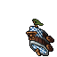 Blue Rolling Barrel