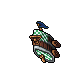Green Rolling Barrel